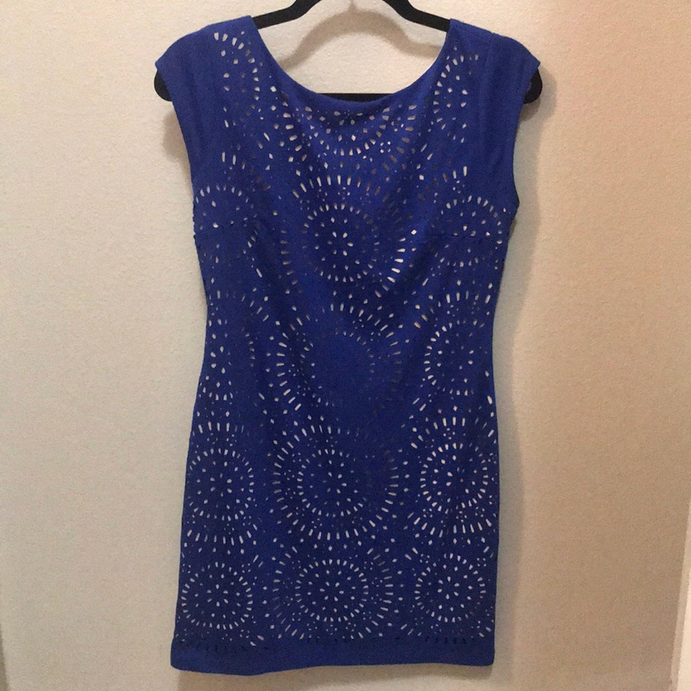 Chelsea & Violet Blue Cutout Dress